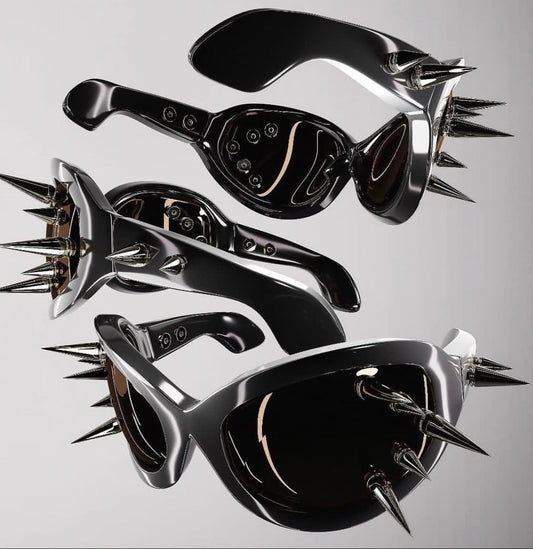 Xyberpunk 3D Spiked Sunglasses