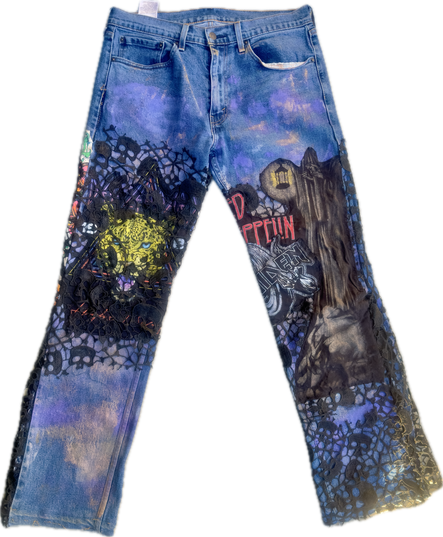 Metalic Rocker Jeans