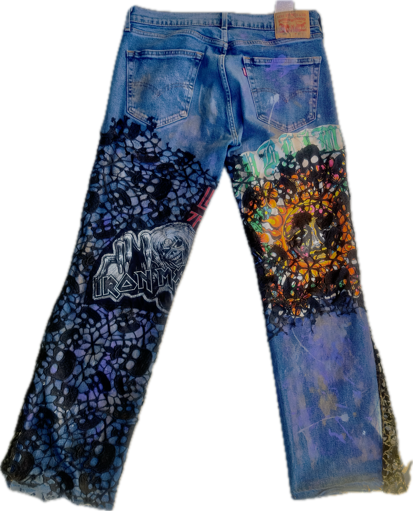 Metalic Rocker Jeans