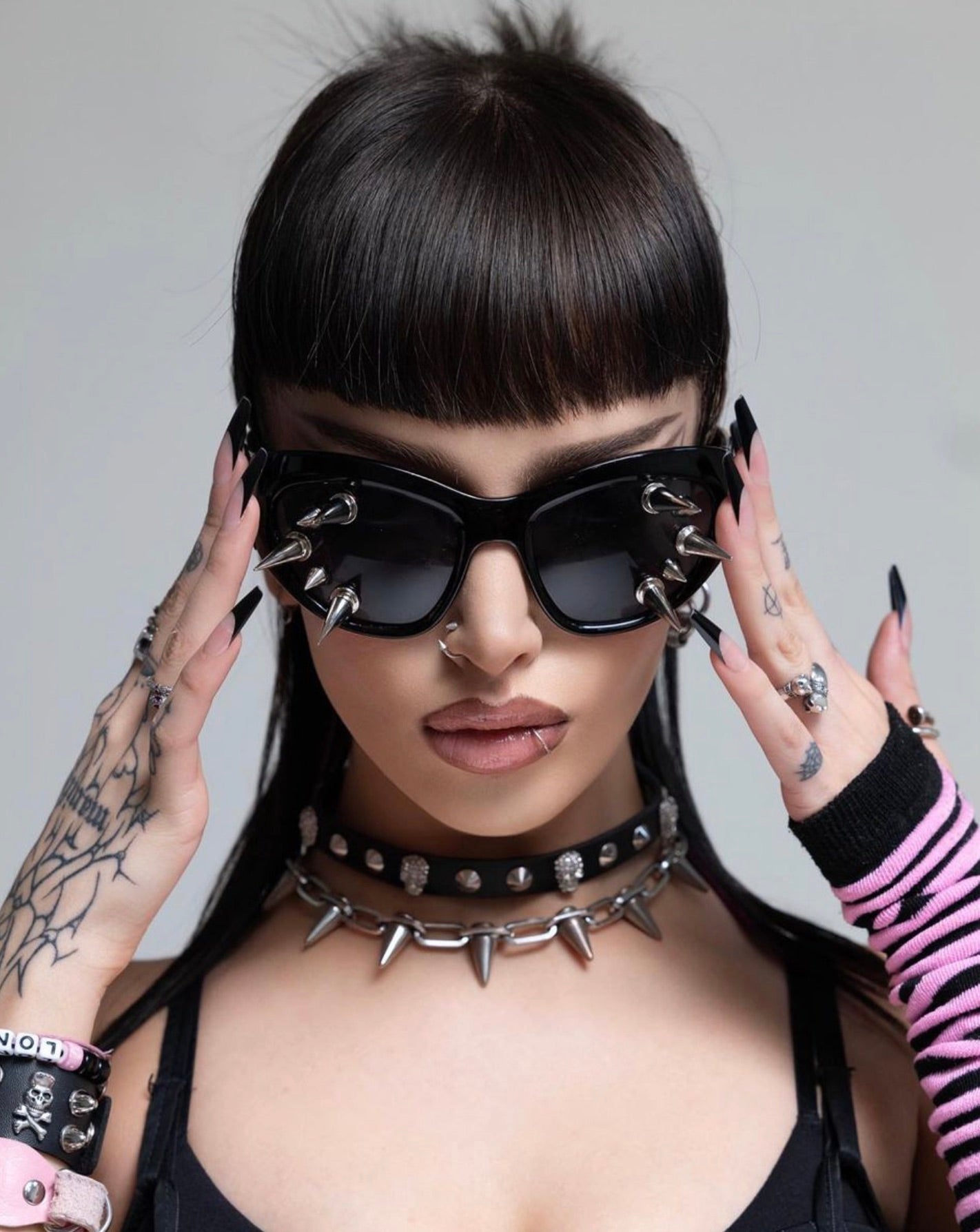 Xyberpunk 3D Spiked Sunglasses